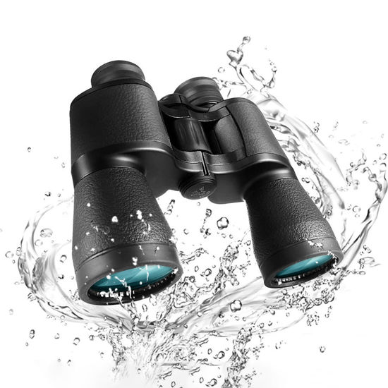 Picture of 20x50 HD Binoculars for Adults High Powered Professional Waterproof/Compact Binoculars Clear BAK4 Prism FMC Lens,Bird Watching Binoculars for Travel Hunting Outdoor Sports, Black