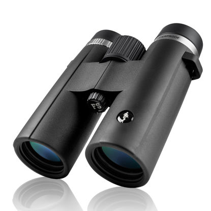 Picture of FREE SOLDIER 12×42 Binoculars for Adults and Kids - High Power Life Waterproof HD Compact Binoculars for Bird Watching Hunting Hiking Sightseeing Travel Concerts with BAK4 Prism FMC Lens, Black