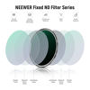 Picture of NEEWER 49mm Fixed ND Filter Kit ND1000 ND64 ND8 ND4 Neutral Density Filter Set Double Sided 30 Layer Nano Coatings/HD Optical Glass/ultra Slim/Water Repellent/Scratch Resistant/Waterproof Filter Pouch