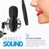 Picture of Amcrest USB Microphone for Voice Recordings, Podcasts, Gaming, Online Conferences, Live Streaming, Cardioid Microphone with Boom Arm, Pop-Filter, Shock Mount, AM430-BPS