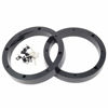 Picture of 4 Pairs 6.5" Plastic Speaker Spacer Rings - Subwoofer Mid Range Custom Installation Mounting Adapter