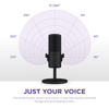 Picture of NZXT Capsule Mini - AP-WMMIC-B1 - USB Microphone - High Resolution - Cardioid Polar Pattern - Ideal for Streaming, Content Creation & Podcasting - Built-in Pop Filter - Adjustable Stand - Black