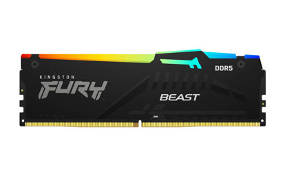 Picture of Kingston FURY Beast RGB 16GB 5200MT/s DDR5 CL40 DIMM Desktop Memory (Kit of 2) | Intel XMP 3.0 | Infrared Sync Technology | Overclocking Stability | KF552C40BBAK2-16