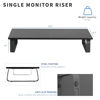 Picture of VIVO Monitor and Laptop Stand, 24 inch Desktop Riser, Black, STAND-V000D