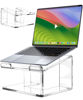 Picture of FUCDTEFC Acrylic Laptop Stand for Desk, Laptop Riser for 15-17.3 Inch Laptops, Ergonomic Laptop Holder, Computer Stand for Laptop Compatible with Macbooks and Notebooks- Clear