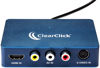 Picture of ClearClick Video to USB 1080P Audio Video Capture & Live Streaming Device - Input HDMI, AV, RCA, S-Video, VCR, VHS, Camcorder, Video8, Hi8, DVD, Gaming Systems - USB-C Plug & Play