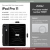 Picture of ZUGU Case iPad Pro 11 Inch Case 1st/2nd/3rd/4th Generation Case 2018/2020/2021/2022 | Slim Protective Case Wireless Apple Pencil Charging | Convenient Magnetic Stand & Sleep/Wake Cover | Stealth Black