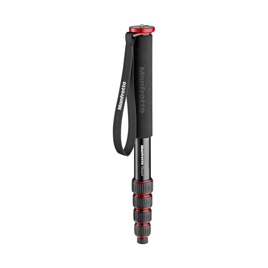 Picture of Manfrotto Element Aluminum 5-Section Monopod, Red (MMELEA5RD)