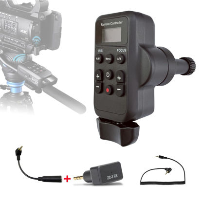 Picture of Wireless LANC Controller Camcorder Remote Control for Canon G70 XA11 XA50 XA55 XF405 G60 G26 for Sony Z150 NX100 NX70 NX80 NX3 NX200 Zoom Controller for LANC or Remote Jack (2.5 mm)