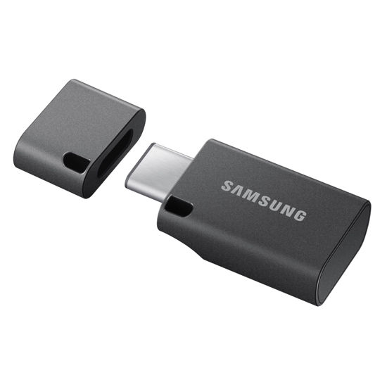 Picture of SAMSUNG Type-C 512GB USB 3.2 Flash Drive, 400MB/s, External Memory and Storage for Computers, Mobile Devices, MUF-512DA4/AM, Gray, 2024