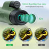 Picture of 12x50 HD Monocular Telescope for Adults with Smartphone Adapter Tripod Hand Strap - High Power Monoculars Equipped with Large BAK4 Prism & FMC Lens - Suitable for Bird Watching Sports Hiking Traveling