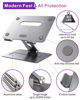 Picture of brocoon Adjustable MacBook Stand for Desk, Ergonomic Aluminum Laptop Riser with Heat-Vent, Compatible for 10-17" Laptops