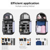 Picture of K&F Concept Camera Sling Bag Crossbody Bag Waterproof Camera Shoulder Backpack DSLR/SLR/Mirrorless Camera Case Photography Bags Compatible with Canon/Nikon/Sony/Fuji/Gopro/DJI