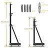 Picture of ShowMaven 2 PCS Wall-Mounted Boom Arm for Ring Light, Monolight, Softbox, Umbrella, Reflector, Support 160 Degree Rotation, Max Length 67in/169cm