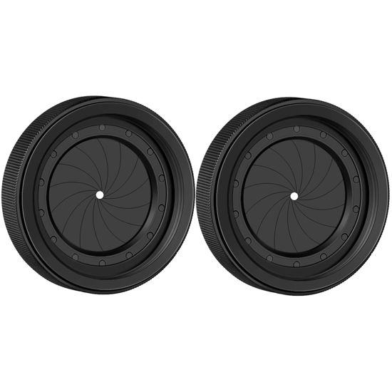 Picture of Adjustable 1.5-26mm Iris Aperture Diaphragm 2 Pack M30 to M37 Iris Aperture Diaphragm Adapter Optical Diaphragm Lens Module Adapter Ring PVS-31 PVS-14 Optics