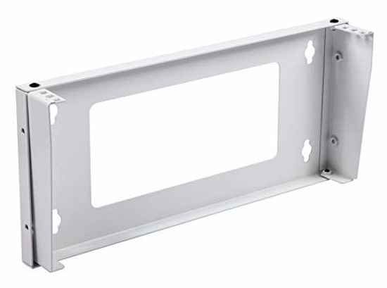 Picture of Kenuco 19 Inch Steel Vertical Rack and Wall Mountable Server Rack Mount (White-1U)