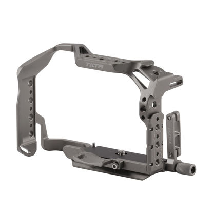 Picture of Tilta Full Camera Cage for/Compatible with Canon R8 - Titanium Gray | TA-T28-FCC-TG