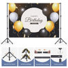 Picture of Backdrop Stand 10x7.5ft, Height Adjustable and Width Adjustable Backdrop Stand, Backdrop Stand for Balloon Arch, Photo, Parties