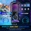 Picture of FIFINE Gaming PC Microphone, USB Streaming Microphone with Game Chat Balance, Computer Condenser Desktop RGB Mic with Mute Button, Noise Cancellation for Podcast/Twitch/Discord-AMPLIGAME AM6