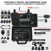 Picture of Lekufee Portable Waterproof Carrying Case Compatible with Insta360 X4 / Insta360 X3 / Insta360 ONE X2 Action Camera and More Accessories(Case Only)