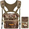 Picture of NEW VIEW Bino Packs for Hunting - Binocular Straps Harness Chest Pack with Detachable Rangefinder Pouch, Adjustable Camo Bino Harness & Rain Cover - Ideal for Bow Hunting- Medium