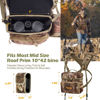 Picture of NEW VIEW Bino Packs for Hunting - Binocular Straps Harness Chest Pack with Detachable Rangefinder Pouch, Adjustable Camo Bino Harness & Rain Cover - Ideal for Bow Hunting- Medium