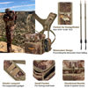 Picture of NEW VIEW Bino Packs for Hunting - Binocular Straps Harness Chest Pack with Detachable Rangefinder Pouch, Adjustable Camo Bino Harness & Rain Cover - Ideal for Bow Hunting- Medium