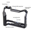 Picture of ANNTERY Camera Cage for FujiFilm X-T5,Cage for Fujifilm X-T5 Camera with Built, Cage for Fuji XT5 Includes 1/4" / 3/8" Threaded Holes, 1/4" / 3/8" Locating Holes -A007