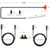 Picture of NMEA 2000 Dual Device Starter Kit to Process NEMA 2K Network for Lowrance Simrad Garmin, Provide Better Network Reliability, Include Backbone Cables Drop Cables Tees Terminators