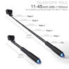 Picture of GEPULY 11''-45''Alumium Handheld Waterproof Selfie Stick Underwater Pole Handle Grip Monopod for Gopro Hero Session Max Insta360 AKASO DJI OSMO Digital Action Cameras