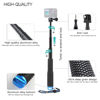 Picture of GEPULY 11''-45''Alumium Handheld Waterproof Selfie Stick Underwater Pole Handle Grip Monopod for Gopro Hero Session Max Insta360 AKASO DJI OSMO Digital Action Cameras