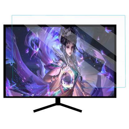 Picture of Anti Glare Film TV Screen Protector, Anti Blue Light Monitor Filter, Guard Against Radiation, Relieve Eye Strain Protection Eyes and Sleep Better for 32/43/50//55/70in LCD, LED Ect