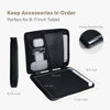 Picture of eiP 8-11 inch Waterproof Slim Tablet Carring Case with Handle Sleeve Bag for iPad Pro 11 inch/iPad 7/8/9 10.2 inch/iPad Air 5,4 10.9 inch/Pixel Tablet/Samsung Tab, Fit Keyboard and Stylus (11 Inch)