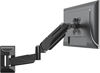 Picture of MOUNTUP Single Monitor Wall Mount for 17-32 Inch Computer Screen, Wall Mounted Monitor Holder Support 4.4-17.6lbs Display, Gas Spring Monitor Arm, VESA Bracket for VESA 75x75mm and 100x100mm, Black