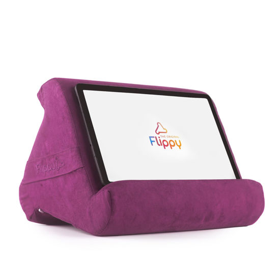 Picture of Flippy Tablet Pillow Stand - Tablet Stand, Tablet Holder for Bed, Reading - Lap Stand Compatible with iPad, Kindle, Samsung - Orchid You Not