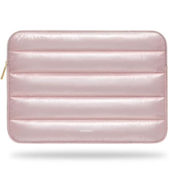 Picture of Vandel - The Original Puffy Laptop Sleeve 13-14 Inch Laptop Sleeve. Shiny Pink Laptop Sleeve for Women. Carrying Case Laptop Cover MacBook Pro 14 Inch Sleeve, Macbook Air Sleeve 13 Inch, iPad Pro 12.9