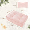 Picture of M&G House Newborn Photography Props Mattress Pillow Photo Prop Accessory Floor Pillow Seating Pillow Baby Photoshoot Props Bed Pillow Mat Baby Photo Props Pillow(Pink)