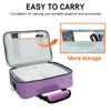 Picture of Boczif Projector Carrying Case, Projector Bag Compatible with Most Major Projector, Portable Storage Travel Case with Laptop Compartment & Adjustable Strap for Projector and Accessories(Purple)