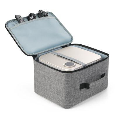 Picture of Aurzen Projector Carrying Case BOOM 3, Portable Projector Bag with Accessories Storage Pockets, Storage Travel Case 11.61"x9.45"x7.87", Grey