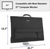 Picture of Mancro Monitor Carrying Case Compatible with Apple 27" iMac Desktop Computer, Padded Travel Carrying Bag with Rubber Handle, Pockets for 27" Screen and Accessories, Protective Case Monitor Dust Cover