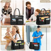 Picture of RAINSMORE Laptop Bag for Women 15.6 inch Work Teacher Tote Bag Nurse Bag Professional Laptop Tote Computer Messenger Shoulder Bag Large Handbag Business Office Work Bag Briefcase Black