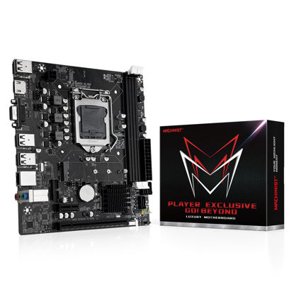 Picture of MACHINIST H61 LGA 1155 (Intel 2th/3th Gen) Gaming Motherboard, Micro ATX Computer Motherboards Support PCIe 2.0, 100M LAN, DDR3, SATA M.2 for Intel i3,i5,i7/Xeon E3 V2/Pentium