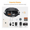 Picture of K&F Concept 2 in 1 Sling Bag Everyday Shoulder Bag & Multifunction Photography Crossbody Camera DSLR Backpack Portable Bag