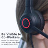 Picture of VoicePro 80 Office USB Wired Headset with Teams Focus Busy Light, Noise Canceling Microphone and Full in-line Call Control - Compatible with All Call Voice Platforms (USB-A and USB-C Connection)