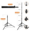 Picture of Yesker 8.5X10ft Background Stand Backdrop Support System Kit Photo Video Studio Adjustable Backdrop Stand for Photoshoot Photography Parties Wedding with Carrying Bag