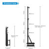 Picture of Wall Mount Triangle Boom Arm- 5.9 Feet/180cm Max Length, 180° Adjustable Camera Mount for Photography Strobe Light, Ring Light, Umbrella, Softbox, Reflector, Support Horizontal & Vertical Rotation