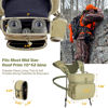 Picture of NEW VIEW Bino Packs for Hunting - Binocular Straps Harness Chest Pack with Detachable Rangefinder Pouch, Adjustable Bino Harness & Rain Cover - Ideal for Bow Hunting- Sepia M