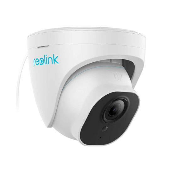 Picture of REOLINK Security Camera Outdoor, IP PoE Dome Surveillance Camera, Smart Human/Vehicle Detection, Work with Smart Home, 100ft 5MP HD IR Night Vision, Up to 256GB microSD Card, RLC-520A