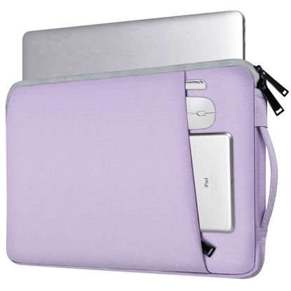 Picture of Laptop Case 15.6 Inch, Laptop Sleeve Computer Carrying Bag for HP Pavilion/Envy x360, Dell, ASUS VivoBook/ZenBook 15, HP Lenovo Samsung MSI Acer Chromebook Notebook Computer Case, Purple