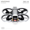 Picture of WRAPGRADE Skin Stickers Compatible with DJI Avata 2 (Airforce Silver)